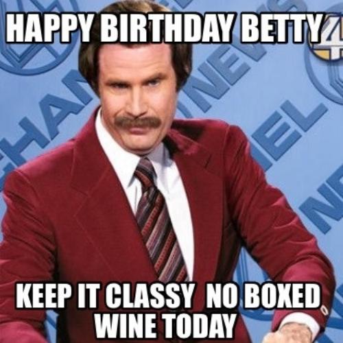 Happy Birthday Betty Memes