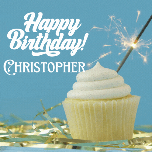 Happy Birthday Christopher Gif