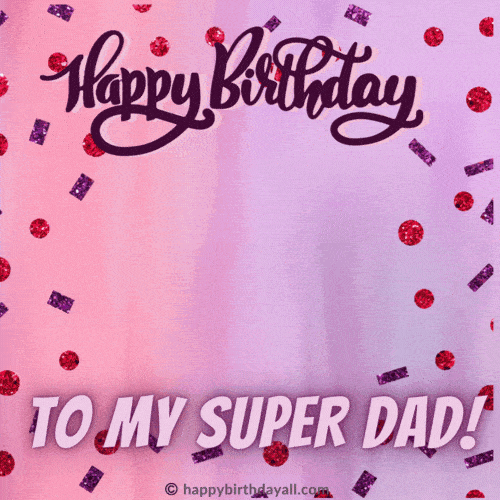 happy birthday dad gif cake
