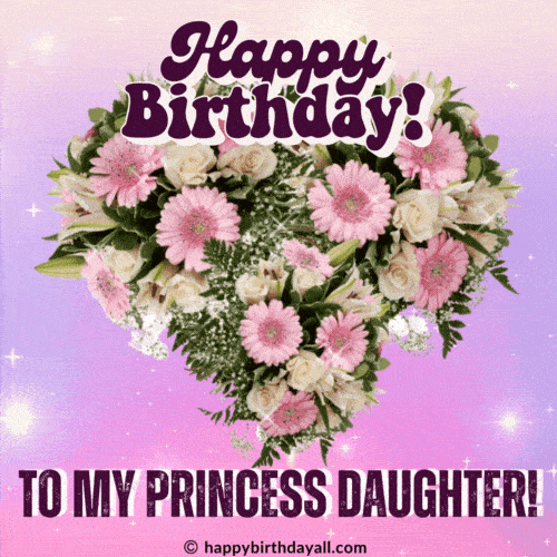 happy birthday daughter gif for facebook