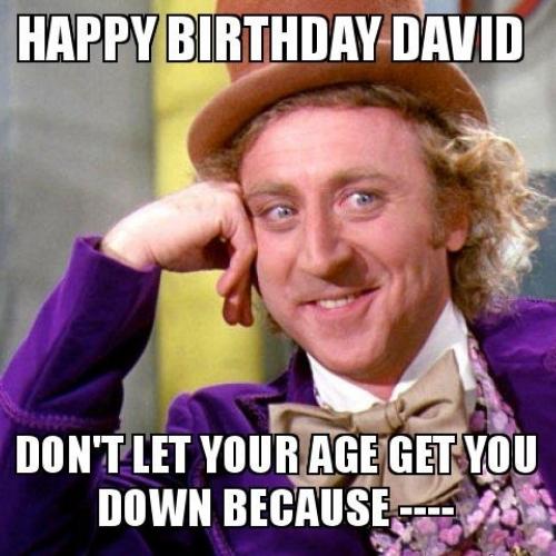 Happy Birthday David Memes