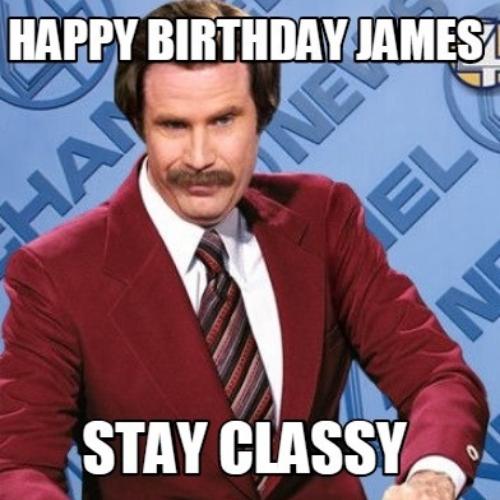 Happy Birthday James Memes
