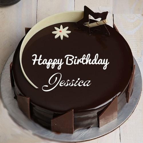 Happy Birthday Jessica Cake With Name