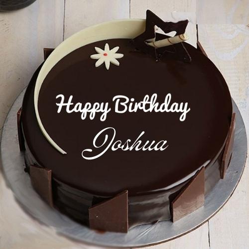 Happy Birthday Joshua Cake With Name
