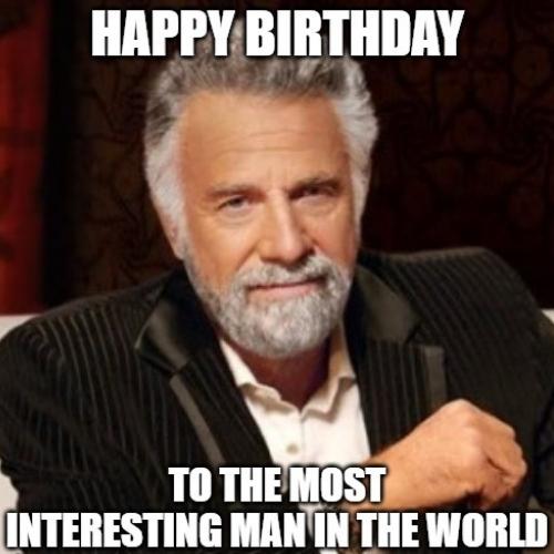 Happy Birthday Memes for man