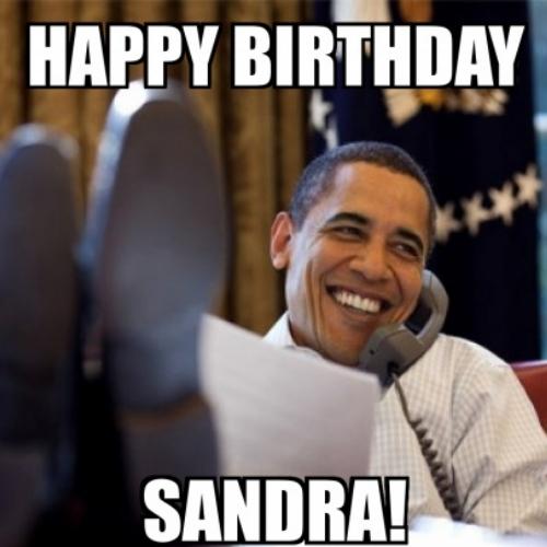 Happy Birthday Sandra Memes