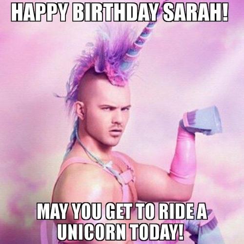 Happy Birthday Sarah Memes