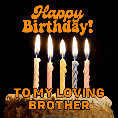 happy birthday brother gif with sound