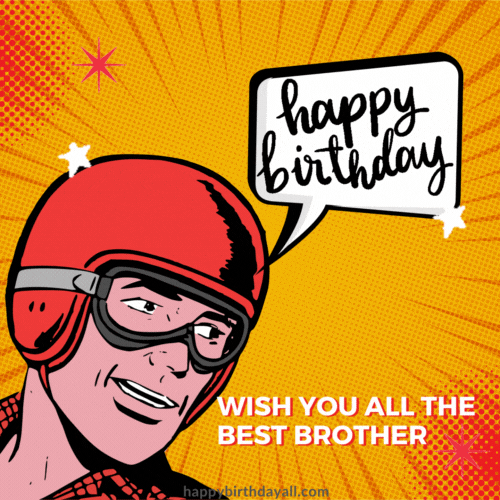 happy birthday brother gif wishes