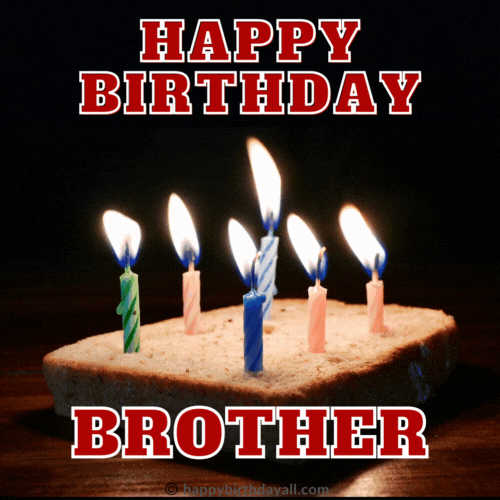 Happy Birthday Brother GIf