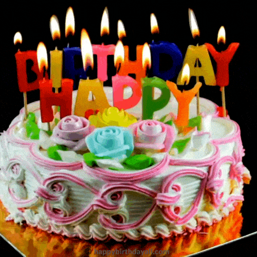 Happy Birthday Cake Gif images