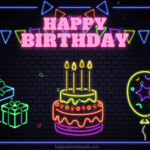 happy birthday cake gif free download