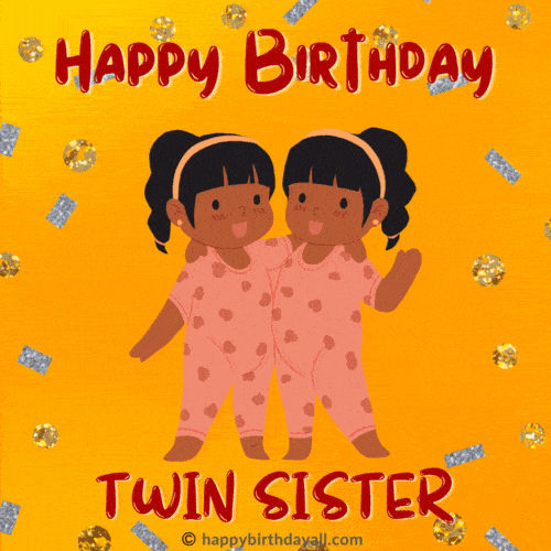 Happy Birthday Twins Gif images
