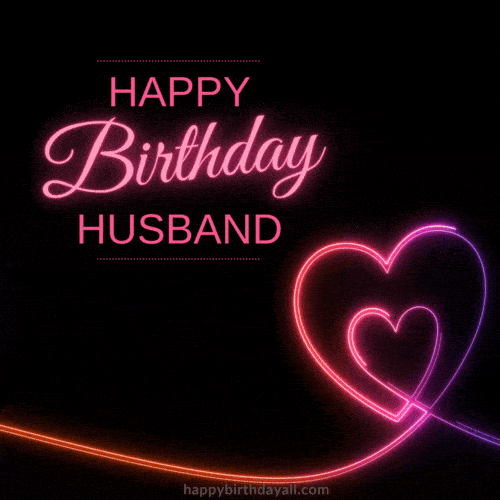 happy birthday husband gif free download