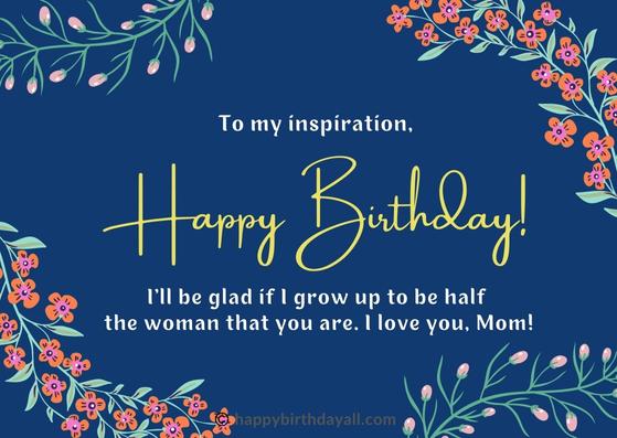 Happy birthday mom with images wishes