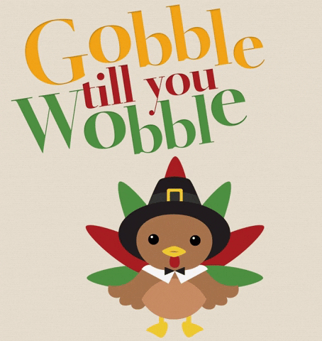 Thanksgiving GIF gobble