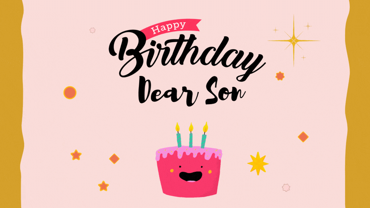 Best Happy Birthday Son GIFs Download Free