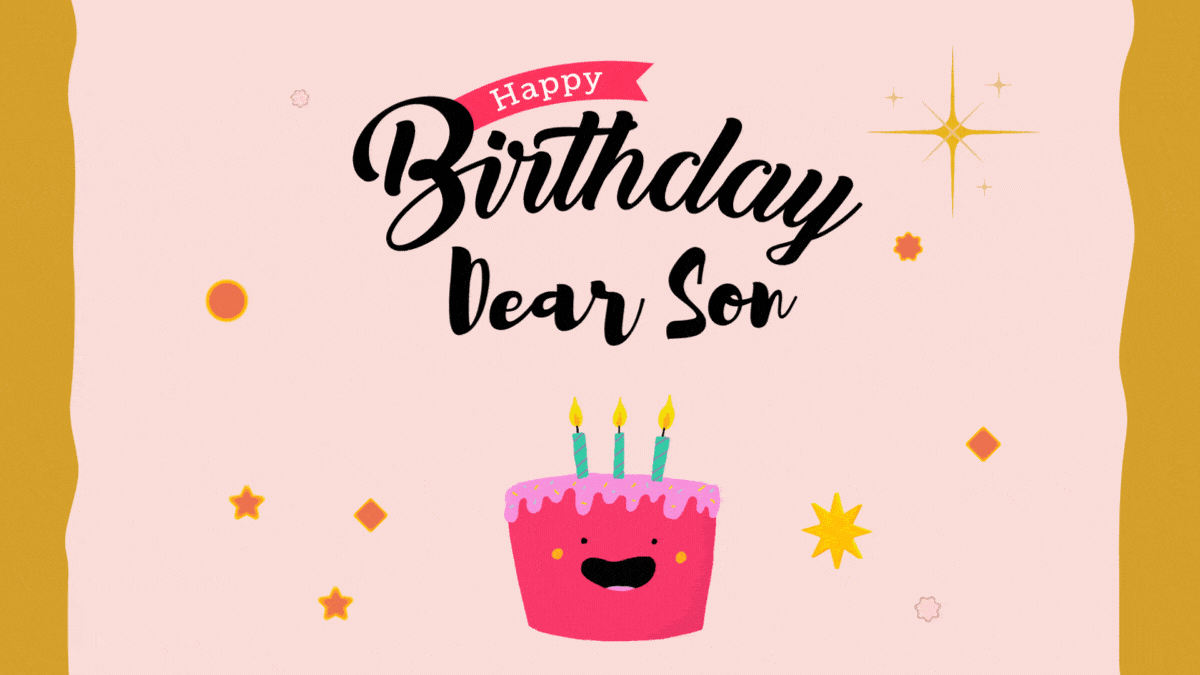 thumbnail image 2 of 'Happy Birthday Son' Greeting Card - A5 Folded Card For Him (Picture This) 2 of 5