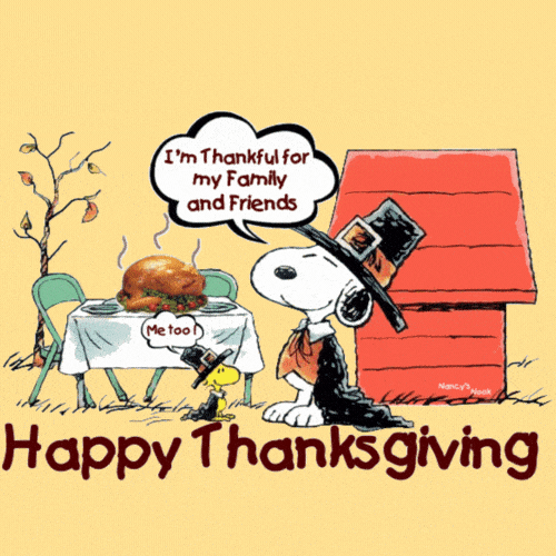 Charlie Brown Thanksgiving Gif