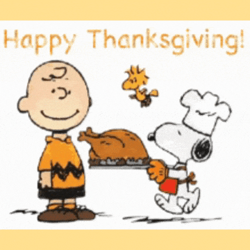 Charlie Brown Thanksgiving Gif