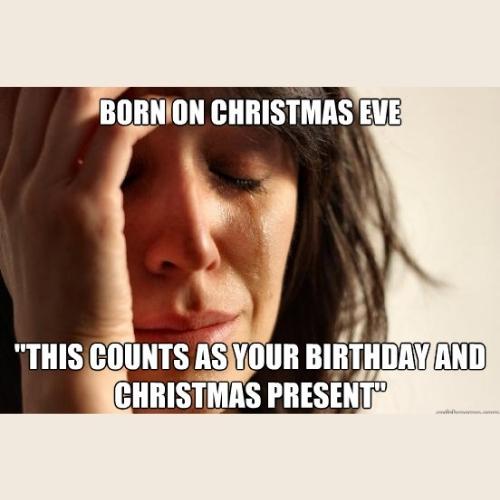 Christmas Birthday Memes
