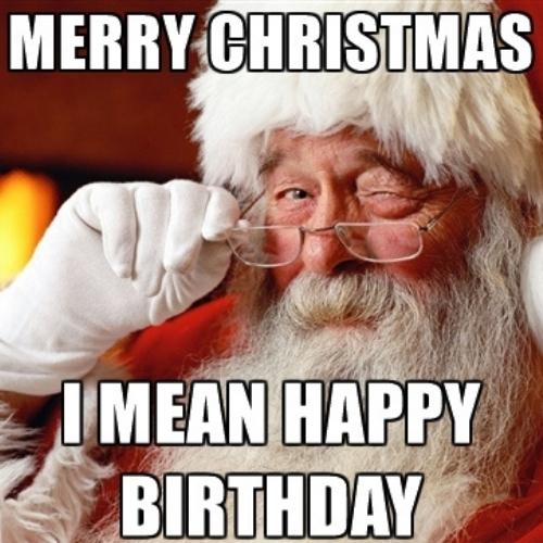 Christmas Birthday Memes