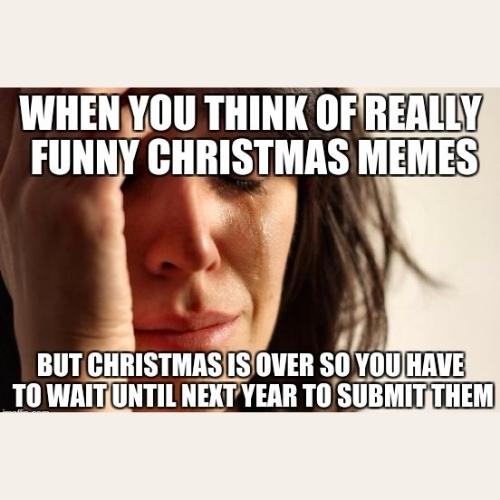 Christmas Is Over Memes