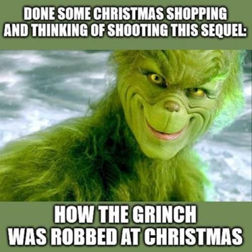 Christmas Shopping Grinch Memes