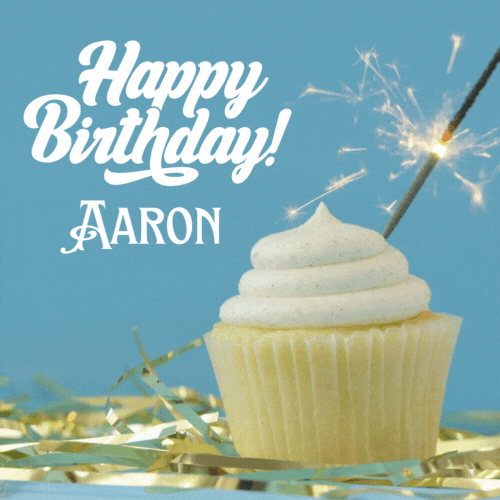 Happy Birthday Aaron Gif