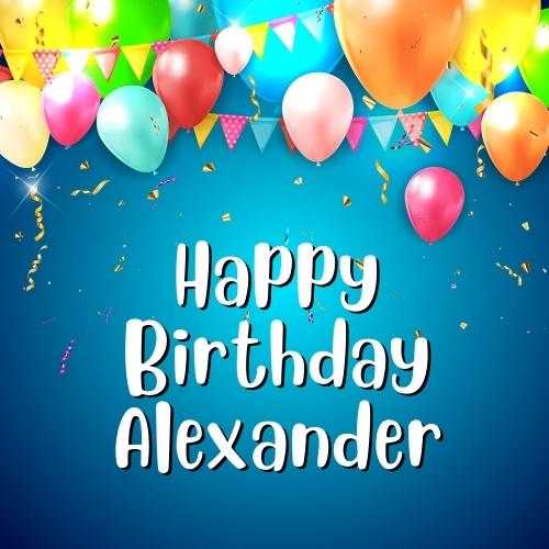 Happy Birthday Alexander Images
