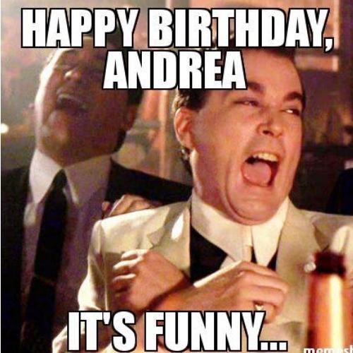 Happy Birthday Andrea Memes