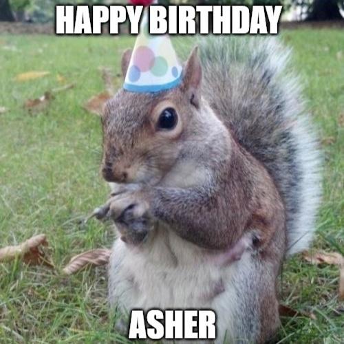 Happy Birthday Asher Memes