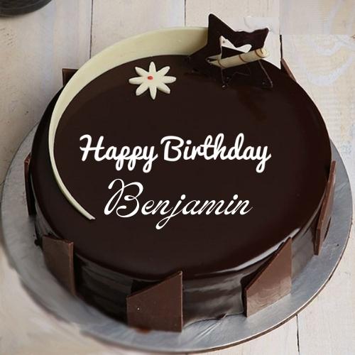 Happy Birthday Benjamin Cake With Name