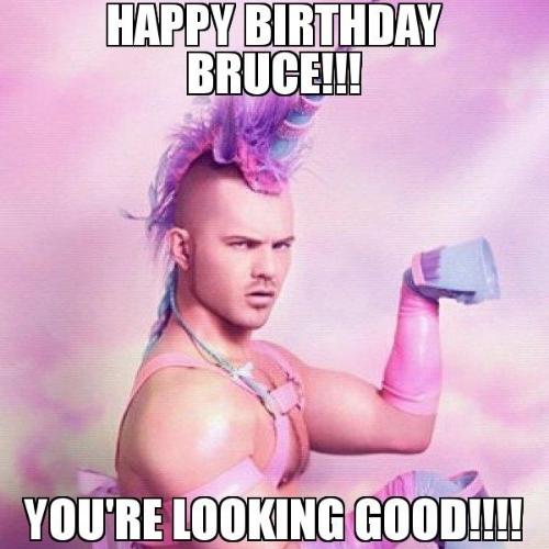 Happy Birthday Bruce Memes