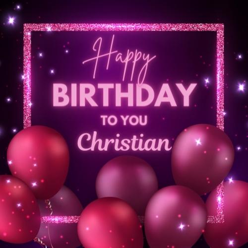 Happy Birthday Christian Picture