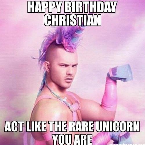 Happy Birthday Christian Memes
