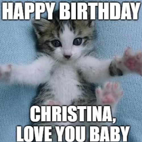 Happy Birthday Christina Memes
