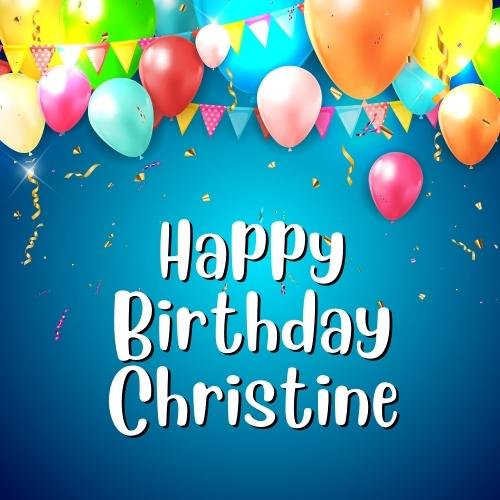 Happy Birthday Christine Images