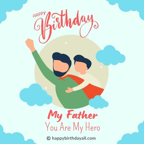 touching birthday message for dad