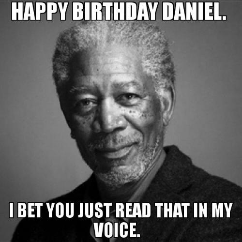 Happy Birthday Daniel Memes