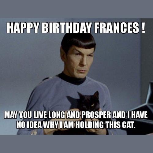 Happy Birthday Frances Memes