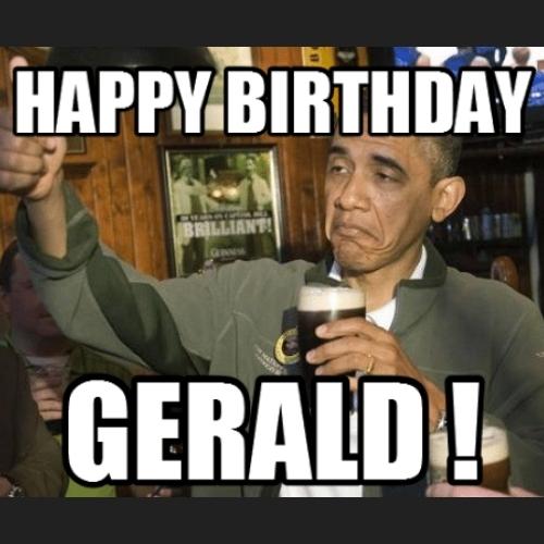 Happy Birthday Gerald Memes