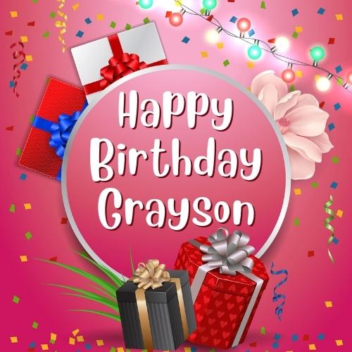 Happy Birthday Grayson Images