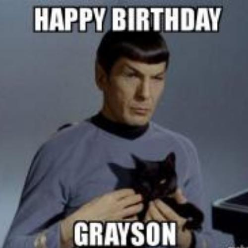 Happy Birthday Grayson Memes