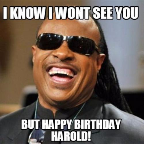 Happy Birthday Harold Memes
