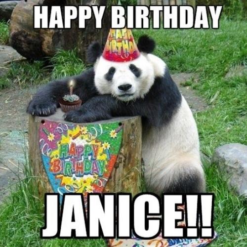 Happy Birthday Janice Cake With Name