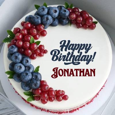 Happy Birthday Jonathan Cake With Name