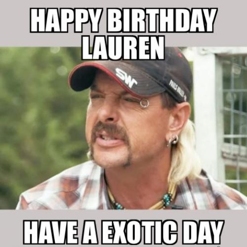 Happy Birthday Lauren Memes