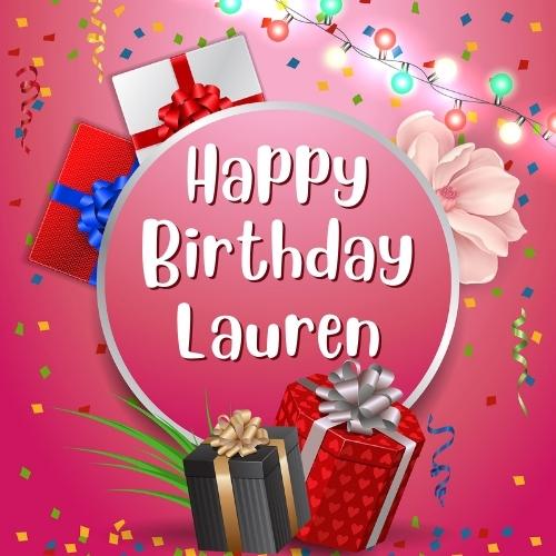 Happy Birthday Lauren Images