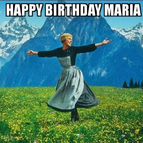 Happy Birthday Maria Memes